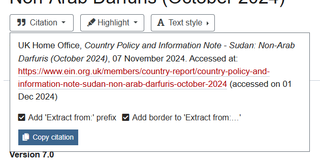 Add border to citation